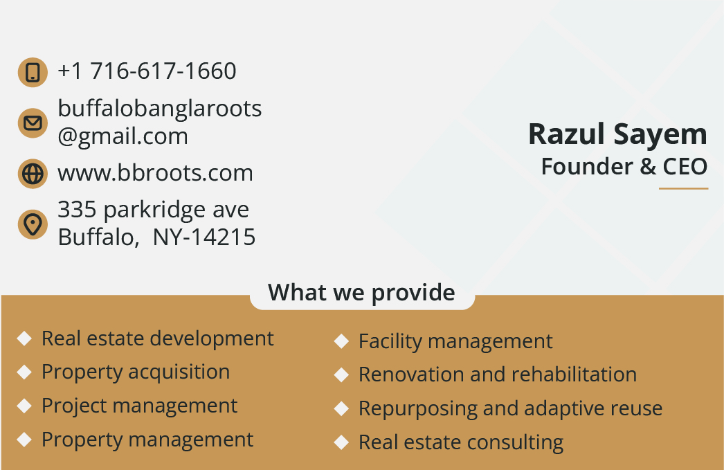 Buffalo-Bangla Roots Services